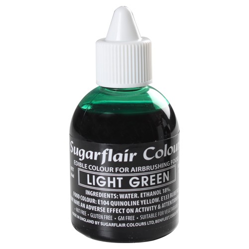 Sugarflair Airbrush Lebensmittelfarbe hellgrün 60 ml