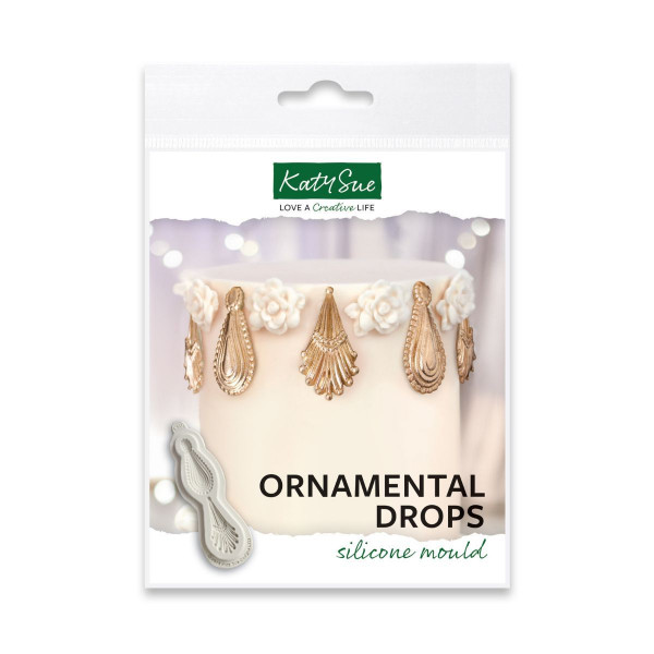 Katy Sue Silicone Mould Ornamental Drops