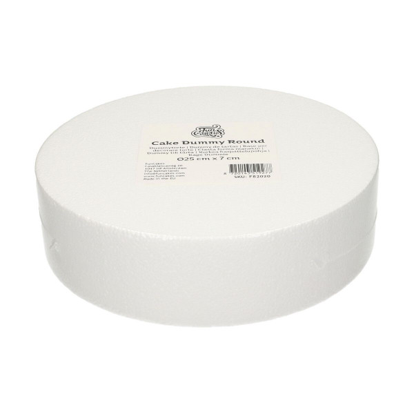 Cake Dummy Rund 7cm -Ø25cm-