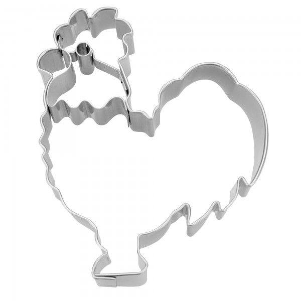 Präge Ausstecher Hahn ca. 6 cm