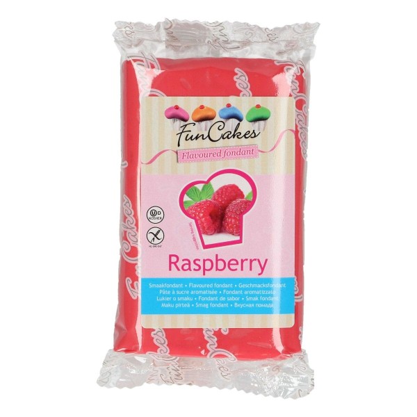 FunCakes Fondant mit Himbeergeschmack 250 g - NEU -