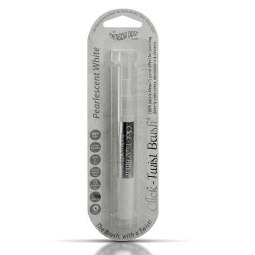 Click-Twist Brush Pearlescent White