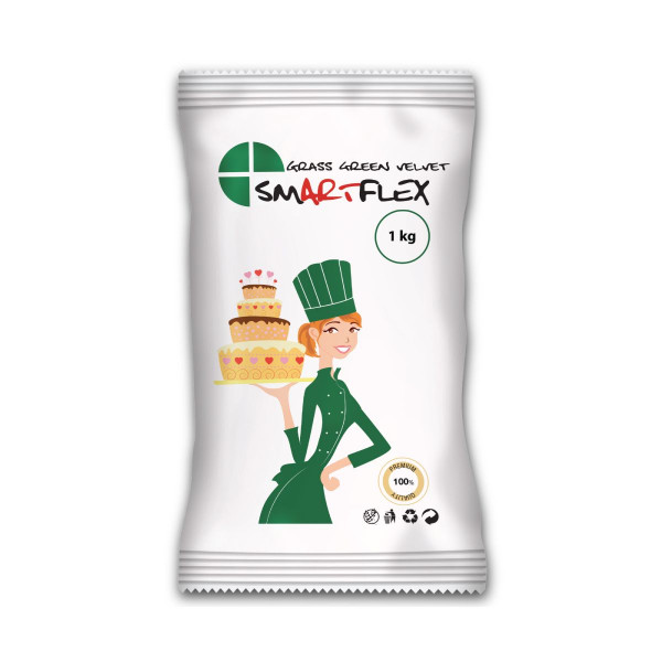 Smartflex Fondant Grasgrün Samt 1kg