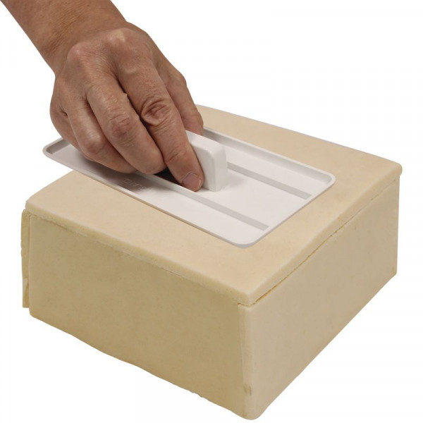 Glätter mit gerader Kante und Griff (84 x 169 mm)