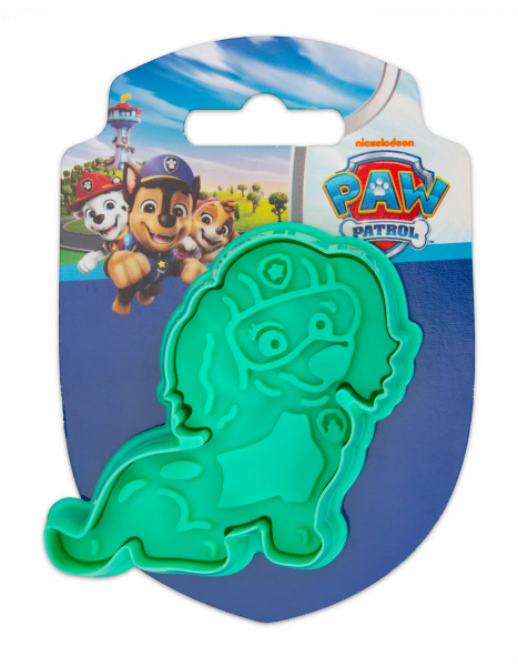 Prägeausstecher mit Auswerfer Paw Patrol *Liberty* auf Karte, 6,5 cm