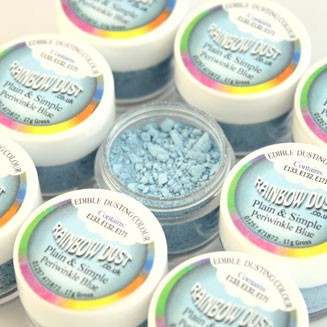 Farbpulver immergrün-blau - periwinkle blue