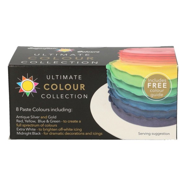 Sugarflair Paste Colour Ultimate Collection 8x25g
