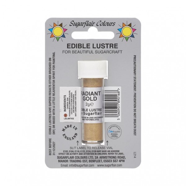 Glanz-Puderfarbe radiant gold