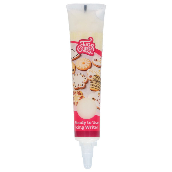 FunCakes Ready to Use Icing Writer White Choco Flavour 25g