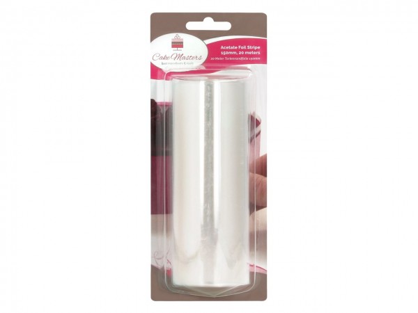 Tortenrandfolie / Acetat-Folie 15 cm hoch, 20 m