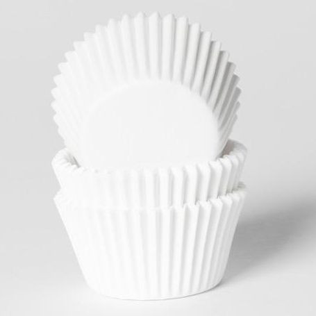 House of Marie Mini Baking Cups Weiß Pkg/60