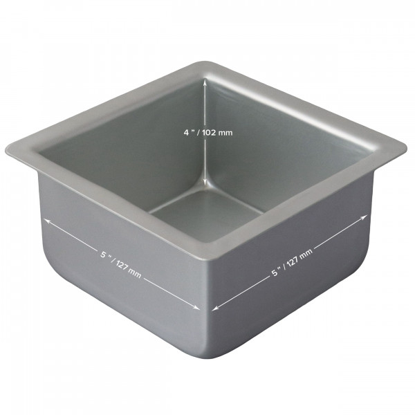 Quadratische Kuchenform 127x127x102mm