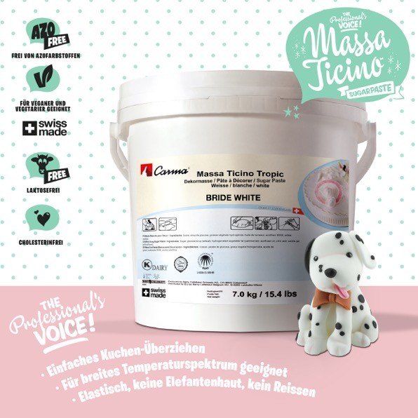 Massa Ticino Tropic weiß 2 x 7 kg Eimer + 1 kg weiß gratis!