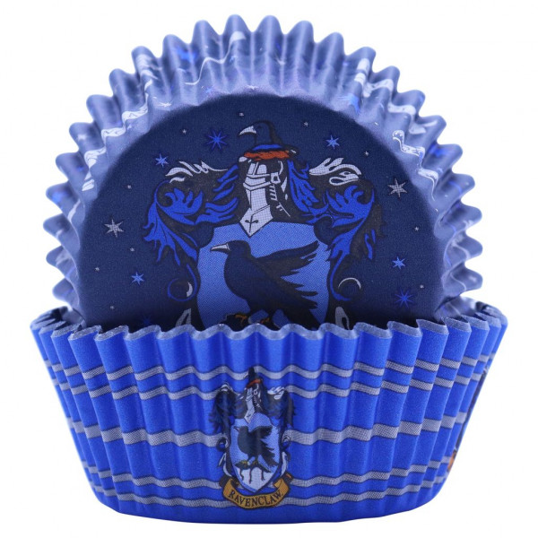 Harry Potter Cupcake-förmchen Folienbeschichtet, 30er-set, Ravenclaw
