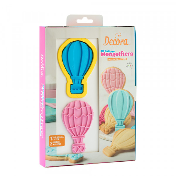 Ausstecher und Stempel HeißluftBallon Set/3