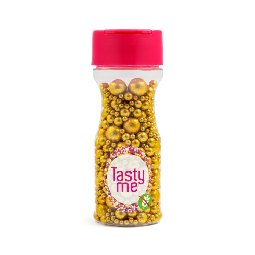 Zuckerperlen Antik Gold *** glutenfrei ***