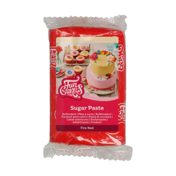 FunCakes Rollfondant Feuerrot 250 g