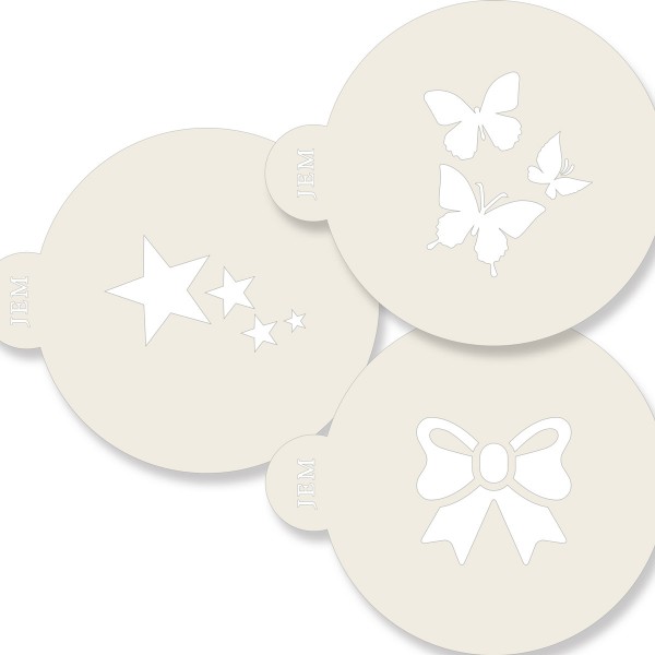 JEM Stencil Classic - Schablonen - 3er Set