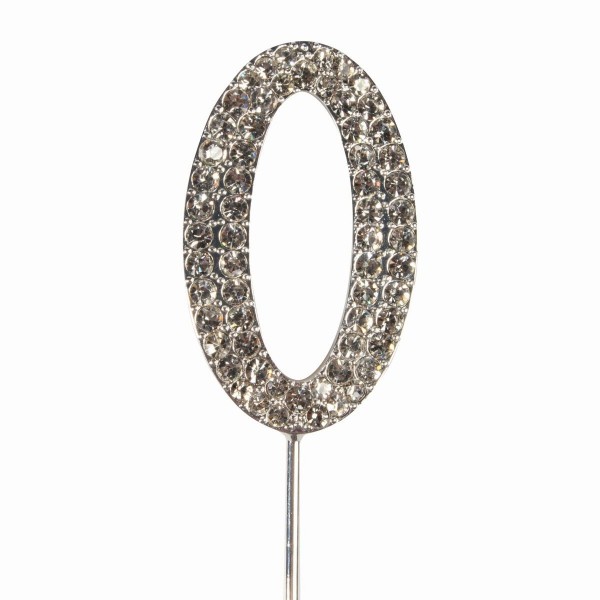 Cake Star Cake Topper Diamant Zahl 0