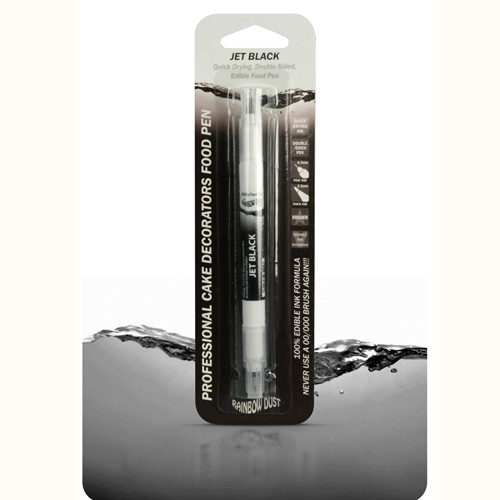 Speisefarben-Stift schwarz - Rainbow Dust