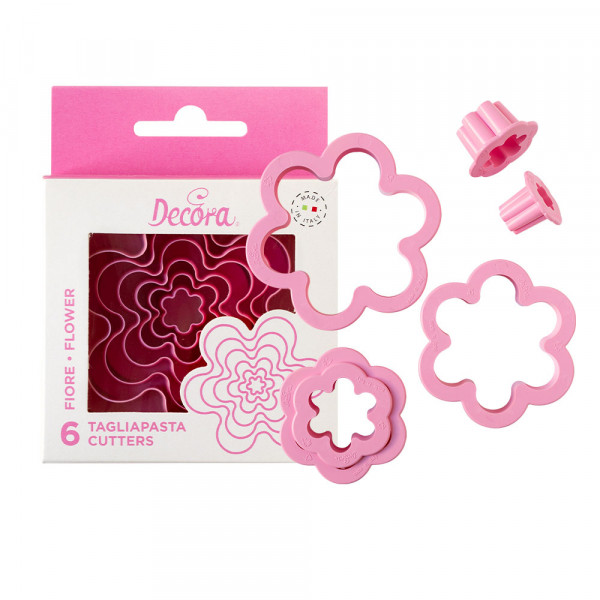 Ausstecher &quot;Blume&quot;, Plastik, 6tlg.