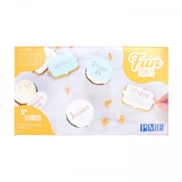 PME Fun Fonts - Cookies & Cupcakes - Collection 3