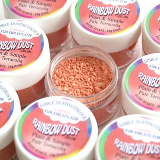 Farbpulver hell terracotta