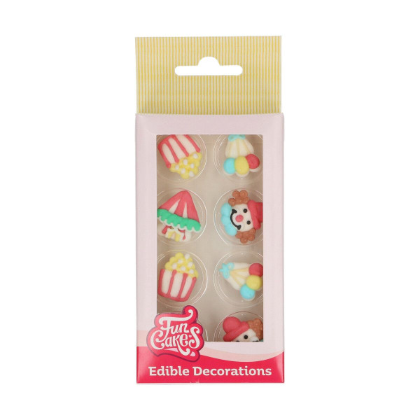 FunCakes Zuckerdekorationen Zirkus Set/8