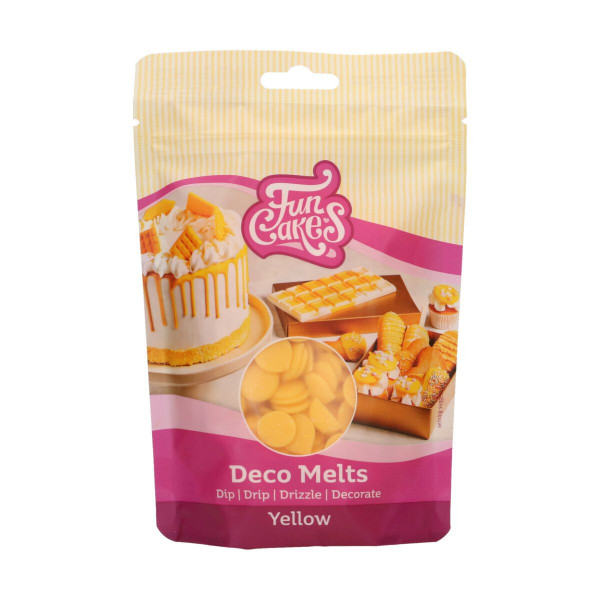 FunCakes Deko Melts gelb 250g