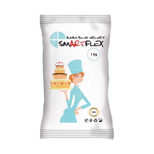 Smartflex Fondant Baby Blau Velvet 1kg