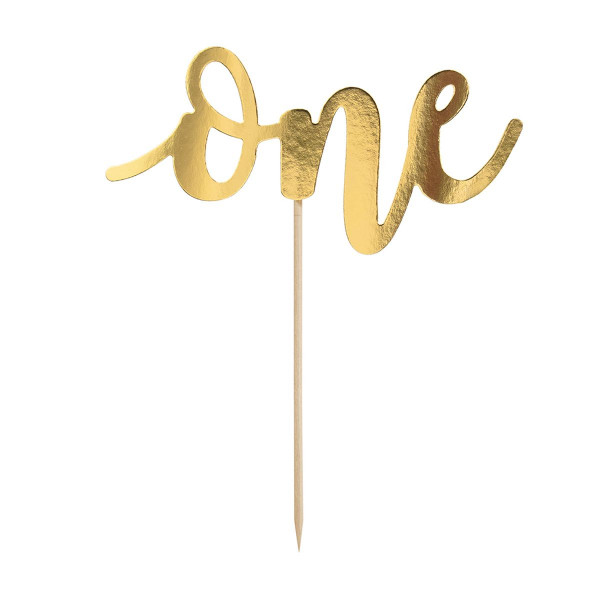 Tortenaufleger One Gold