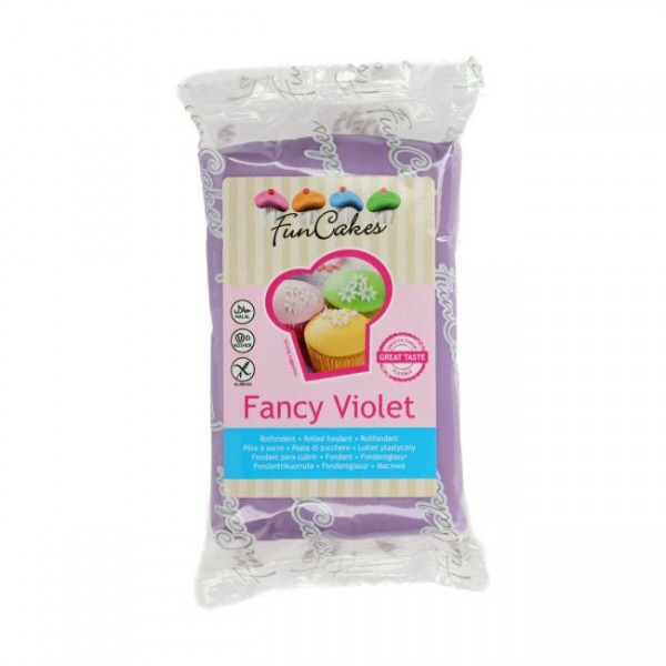 FunCakes Fondant Fancy Violet 250 g