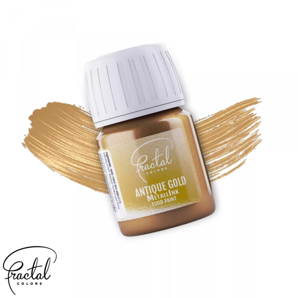 Edible Paint Antique Gold Metall Ink