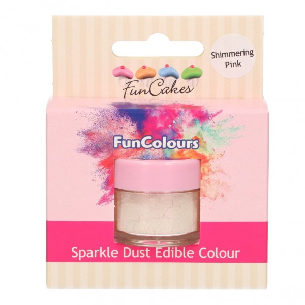 FunColours Glanzpuderfarbe - Shimmering Pink
