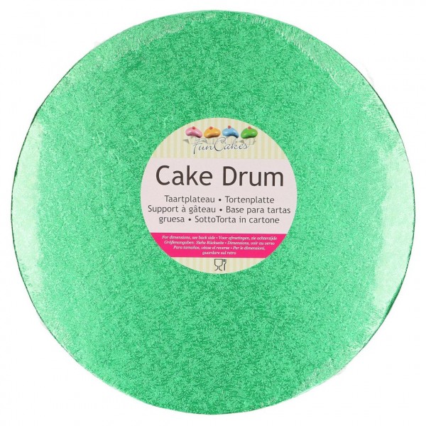 Cake Drum rund 30,5 cm - grün