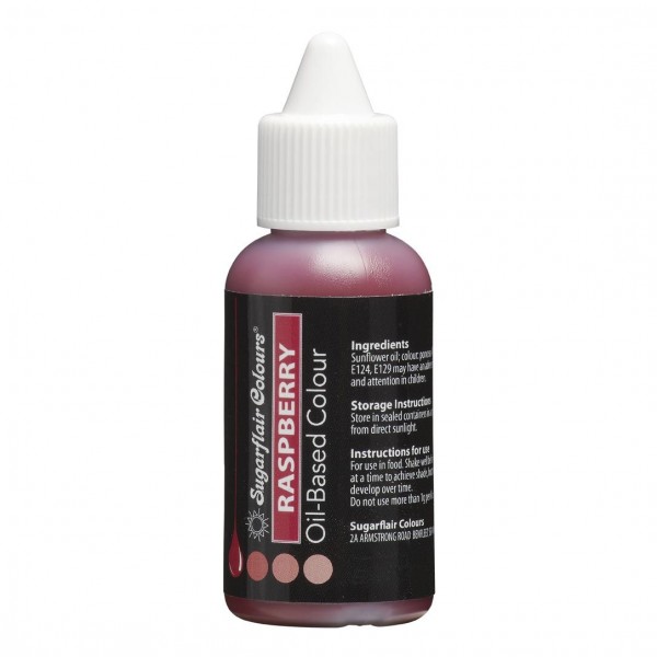 Sugarflair Oil Based Colour - Raspberry 30 ml