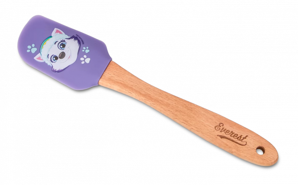 Paw Patrol Teigschaber *Everest* Holz/Silikon lila 19x3,7 cm