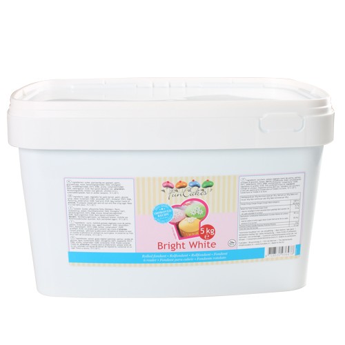 FunCakes Fondant weiß Vanille 5 kg Pack