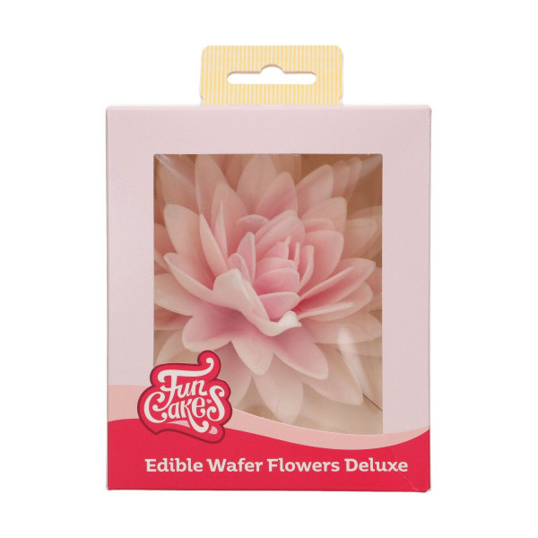 Essbare Papierblumen Pfingstrose Rosa Ombre groß