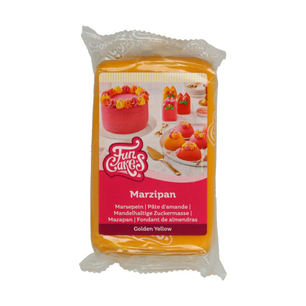 FunCakes Mandelhaltige Zuckermasse Golden Yellow 250 g