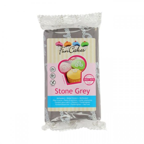 FunCakes Fondant stone grey 250 g