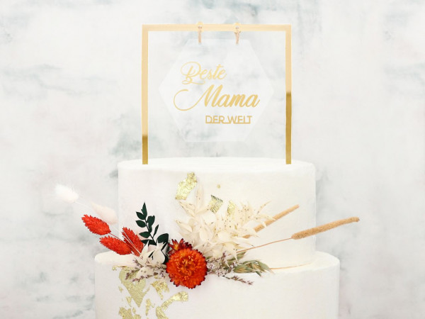 Topper Acryl "Beste Mama"