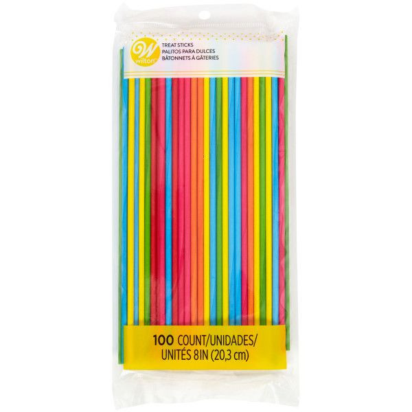 Wilton Bunte Lollistiele 20 cm pk/100