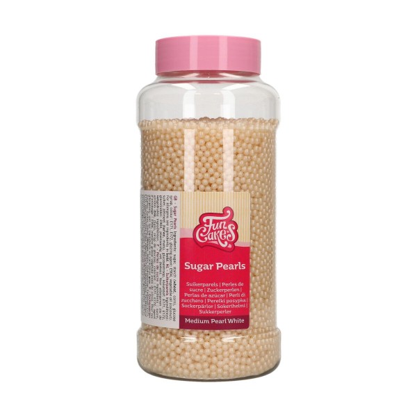 Zuckerperlen perlmutt 4 mm - 800 g Großpackung