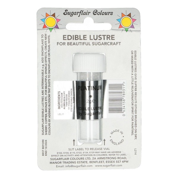 Glanz-Puderfarbe Platinum