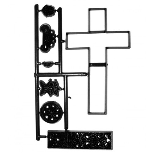 Patchworkcutter großes Kreuz 11 cm, 7-teilig
