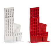 Tortendeko Hochhaus Kunststoff 12CM