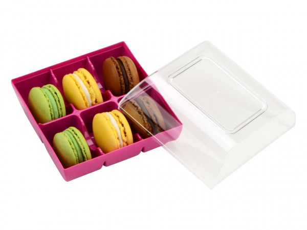 Macaron Box 6er pink