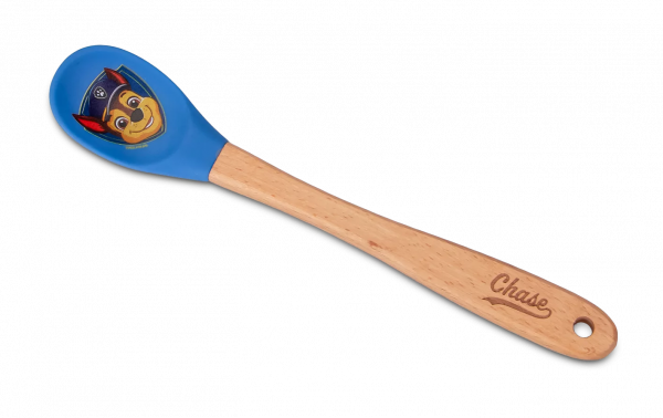 Paw Patrol Kochlöffel *Chase* Holz/Silikon Blau 18,5x3,4 cm