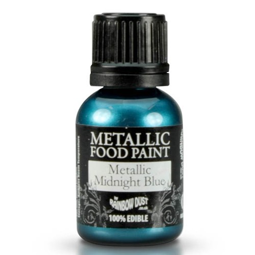 RD Metallic Food Paint Midnight Blue 25ml